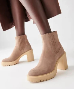 Caster H2O Booties Mushroom Suede