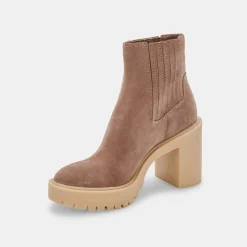 Caster H2O Booties Mushroom Suede