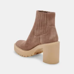 Caster H2O Booties Mushroom Suede