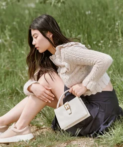 Charly Crossbody Ivory Leather