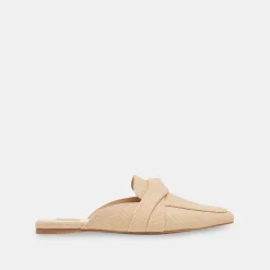 Clarise Flats Natural Linen