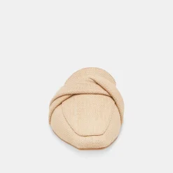 Clarise Flats Natural Linen