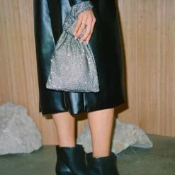 Clarra Handbag Silver Mesh