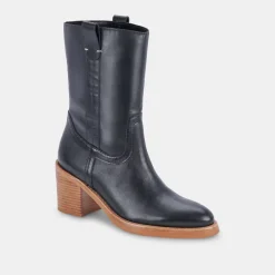 Colete Boots Black Leather