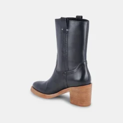 Colete Boots Black Leather