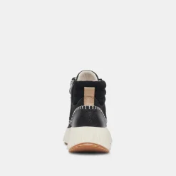 Daley Sneakers Black Multi Suede