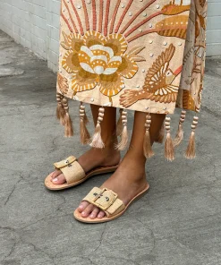 Dasa Sandals Warm Natural Raffia