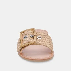 Dasa Sandals Warm Natural Raffia