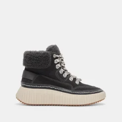 Debbie Plush Sneakers Anthracite Suede