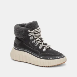 Debbie Plush Sneakers Anthracite Suede