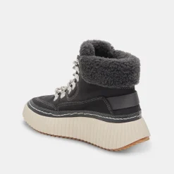 Debbie Plush Sneakers Anthracite Suede