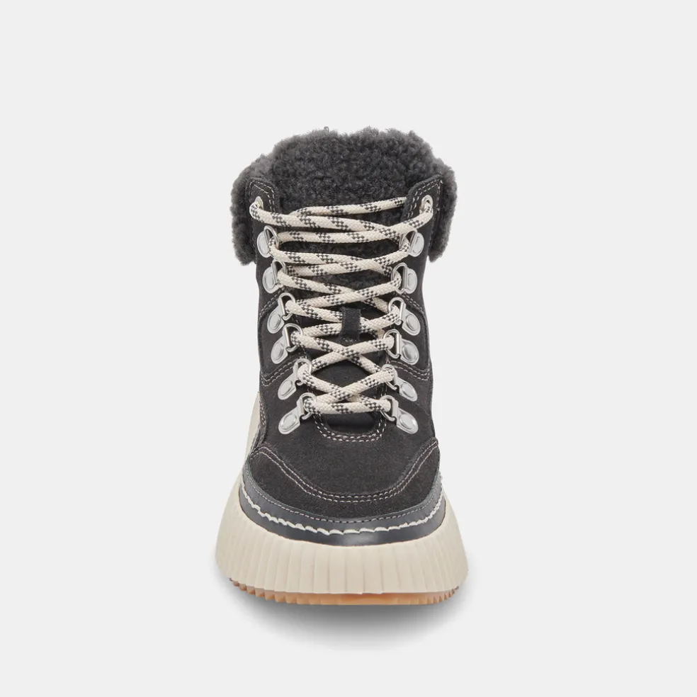 Debbie Plush Sneakers Anthracite Suede