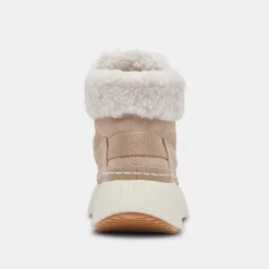 Debbie Plush Sneakers Taupe Suede