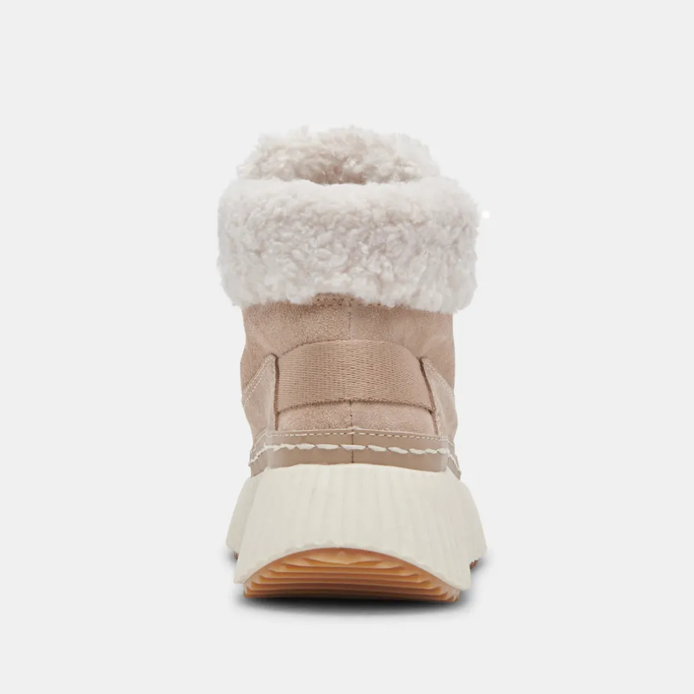 Debbie Plush Sneakers Taupe Suede