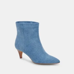 Dee Booties Blue Denim