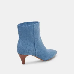 Dee Booties Blue Denim