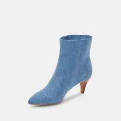 Dee Booties Blue Denim