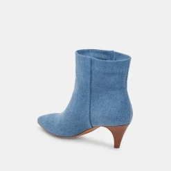 Dee Booties Blue Denim