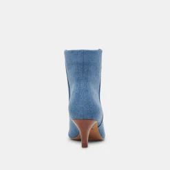 Dee Booties Blue Denim