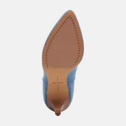 Dee Booties Blue Denim