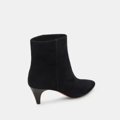 Dee Wide Booties Nero Suede