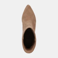 Dee Wide Booties Truffle Suede