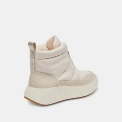 Devlin Sneakers Ivory Nylon