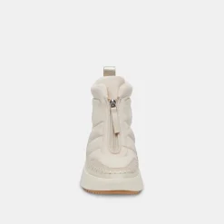 Devlin Sneakers Ivory Nylon