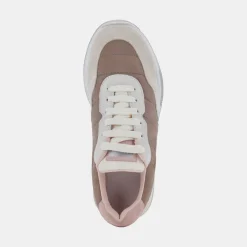 Dolce Vita X Greats Evana Sneakers Taupe Multi Suede