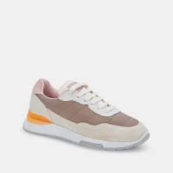 Dolce Vita X Greats Evana Sneakers Taupe Multi Suede