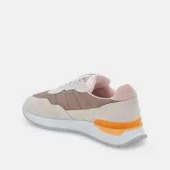 Dolce Vita X Greats Evana Sneakers Taupe Multi Suede