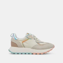 Dolce Vita X Greats Reubin Pride Sneakers White Multi Suede