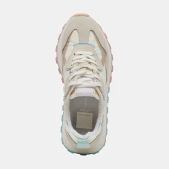 Dolce Vita X Greats Reubin Pride Sneakers White Multi Suede