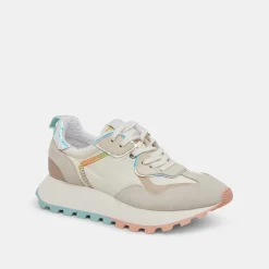 Dolce Vita X Greats Reubin Pride Sneakers White Multi Suede