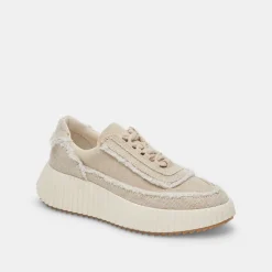 Dolen Fray Sneakers Sand Canvas