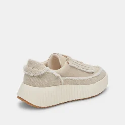 Dolen Fray Sneakers Sand Canvas