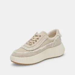 Dolen Fray Sneakers Sand Canvas