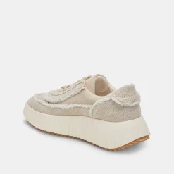 Dolen Fray Sneakers Sand Canvas