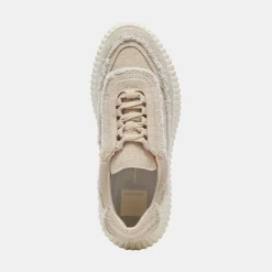 Dolen Fray Sneakers Sand Canvas