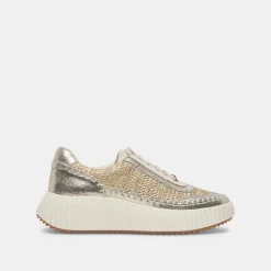 Dolen Sneakers Gold Knit