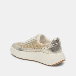 Dolen Sneakers Gold Knit