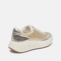 Dolen Sneakers Gold Knit