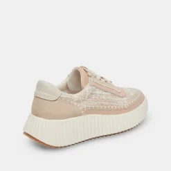 Dolen Sneakers Ivory Multi Woven