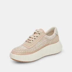 Dolen Sneakers Ivory Multi Woven