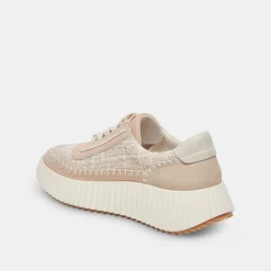 Dolen Sneakers Ivory Multi Woven