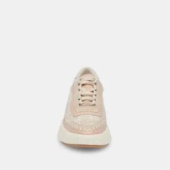Dolen Sneakers Ivory Multi Woven