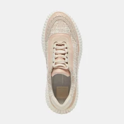 Dolen Sneakers Ivory Multi Woven