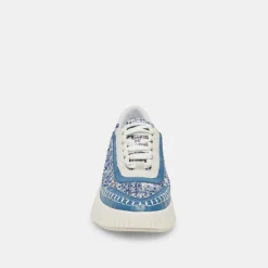 Dolen Sneakers Navy Multi Woven