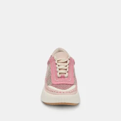 Dolen Sneakers Pink Multi Woven