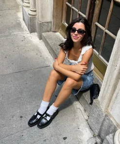 Ebbie Flats Midnight Patent Leather